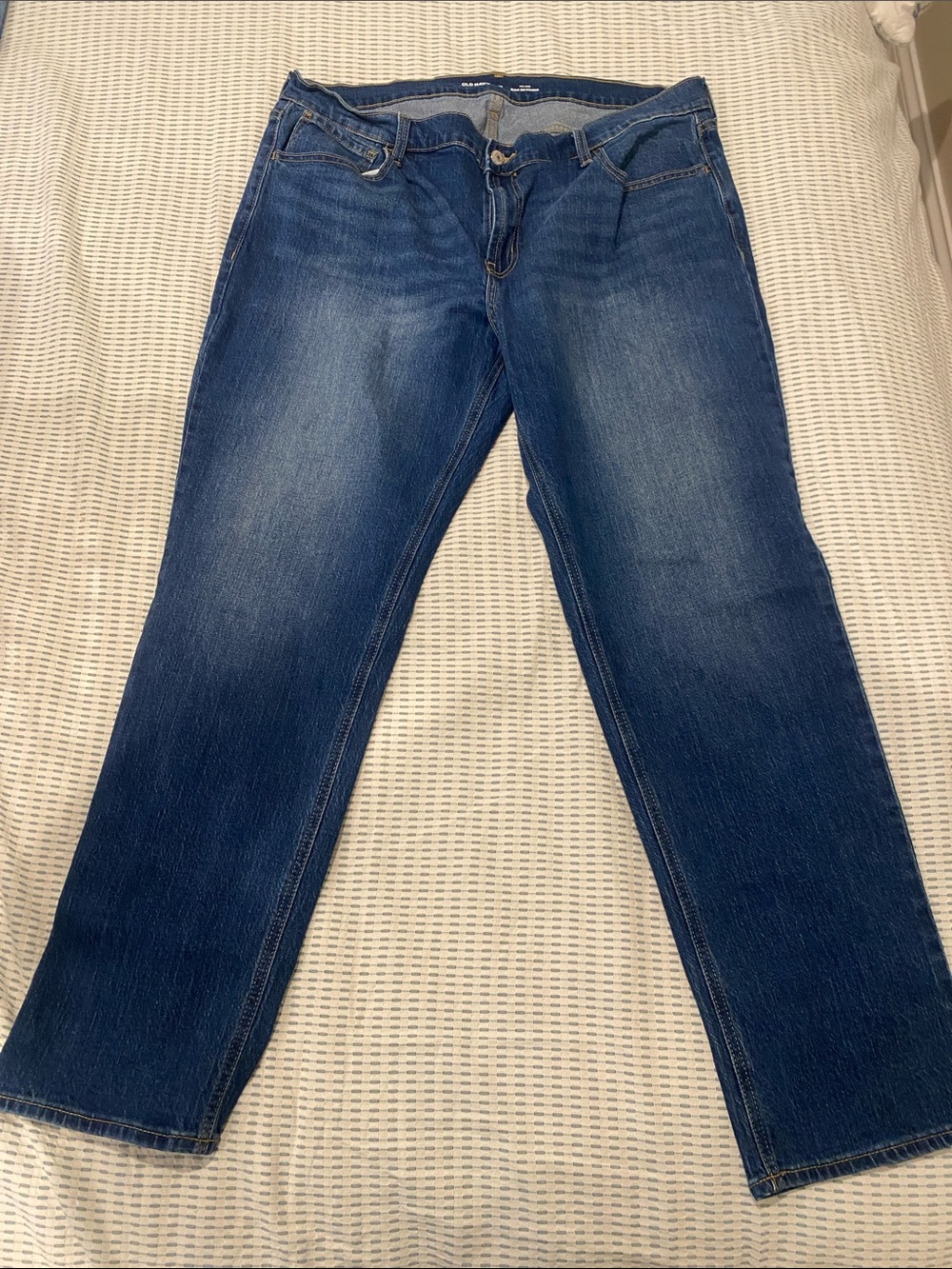 Classic Women's Blue Straight-Leg Jeans Old Navy